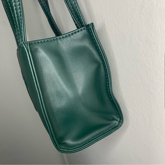 Telfar Small Shopping Bag in Dark Olive - Picture 6 of 9